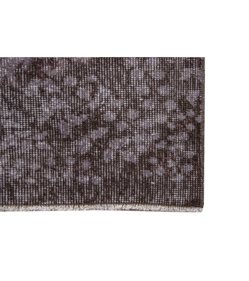 6 X 9 Feet . Flowers PAttern , PErfect Madallion Rug , Gray Color Antique Rug , Turkish Hand KNotted Rug , No Repeair PErfect Condition