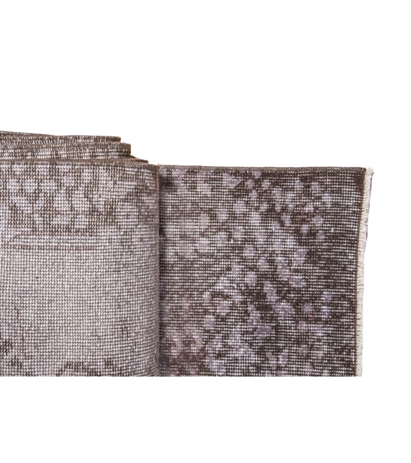 6 X 9 Feet . Flowers PAttern , PErfect Madallion Rug , Gray Color Antique Rug , Turkish Hand KNotted Rug , No Repeair PErfect Condition