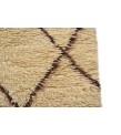 5X9 Feet . Modern Carpet, Turkish Shaggy Tulu rug ,handmade shaggy rug , Oversize Beige in Brown Details Colors high Pile Designer rug