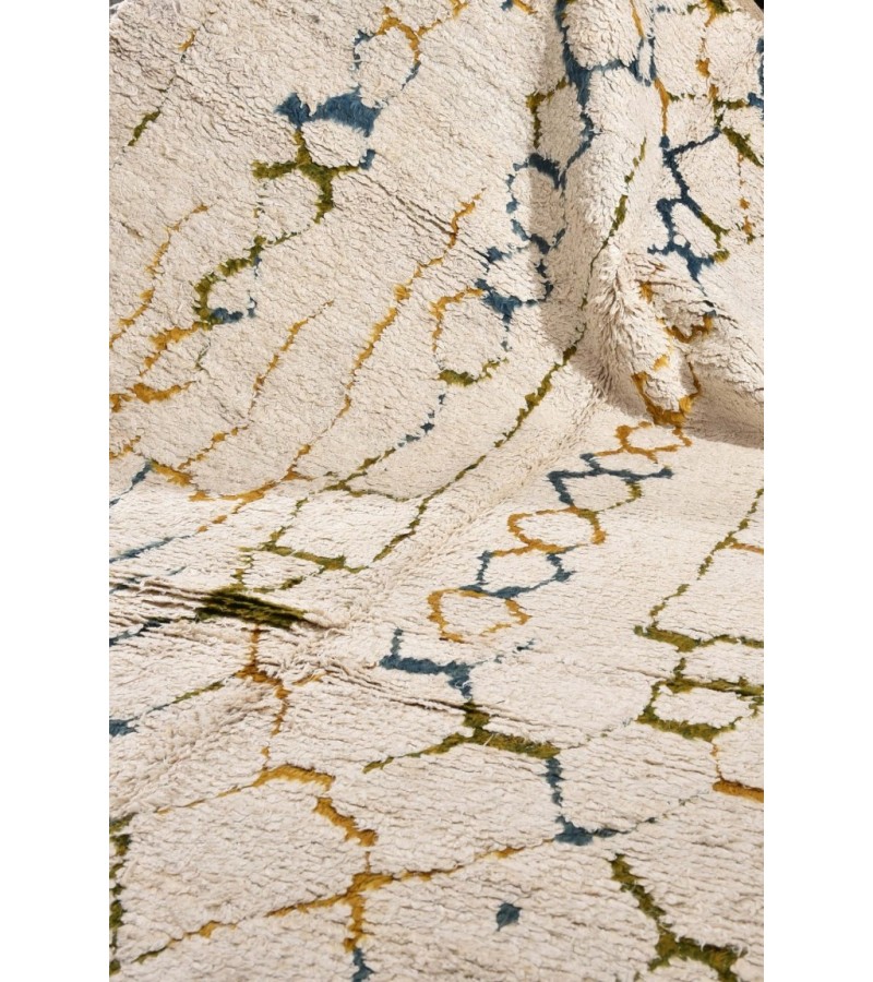 6x9 Feet. Modern Carpet, Turkish Shaggy Tulu rug ,handmade shaggy rug , Oversize Beige Colors high Pile Designer rug