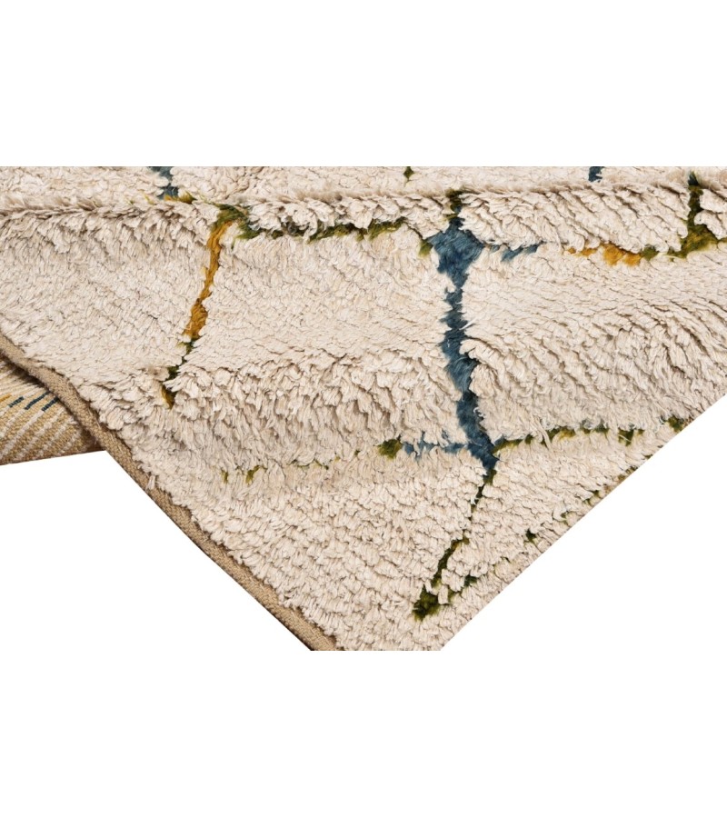 6x9 Feet. Modern Carpet, Turkish Shaggy Tulu rug ,handmade shaggy rug , Oversize Beige Colors high Pile Designer rug