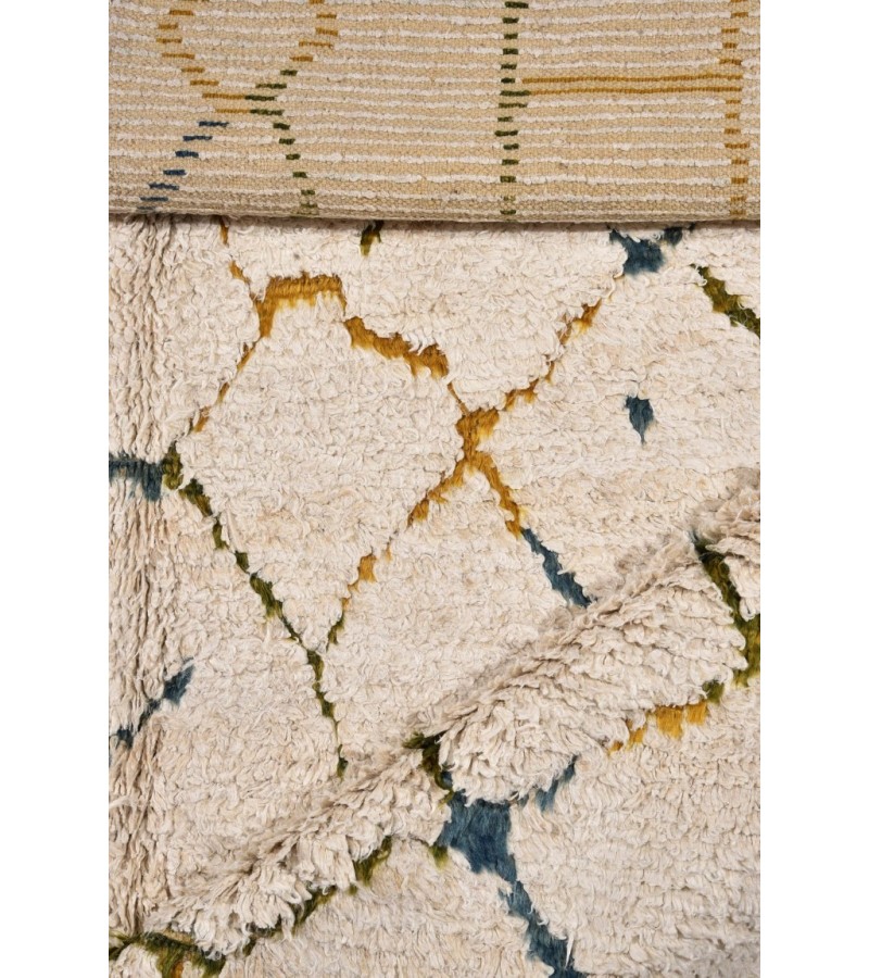 6x9 Feet. Modern Carpet, Turkish Shaggy Tulu rug ,handmade shaggy rug , Oversize Beige Colors high Pile Designer rug