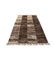 6X8 Feet . Modern Carpet, Turkish Shaggy Tulu rug ,handmade shaggy rug , Oversize Brown in Beige Colors high Pile Designer rug