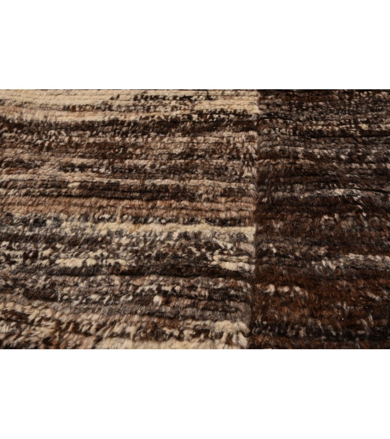 6X8 Feet . Modern Carpet, Turkish Shaggy Tulu rug ,handmade shaggy rug , Oversize Brown in Beige Colors high Pile Designer rug