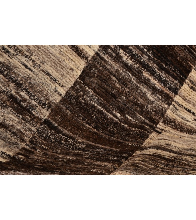 6X8 Feet . Modern Carpet, Turkish Shaggy Tulu rug ,handmade shaggy rug , Oversize Brown in Beige Colors high Pile Designer rug