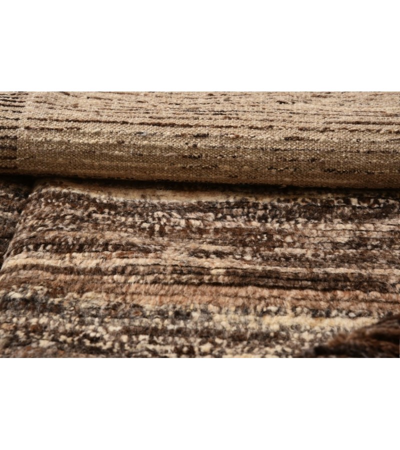 6X8 Feet . Modern Carpet, Turkish Shaggy Tulu rug ,handmade shaggy rug , Oversize Brown in Beige Colors high Pile Designer rug