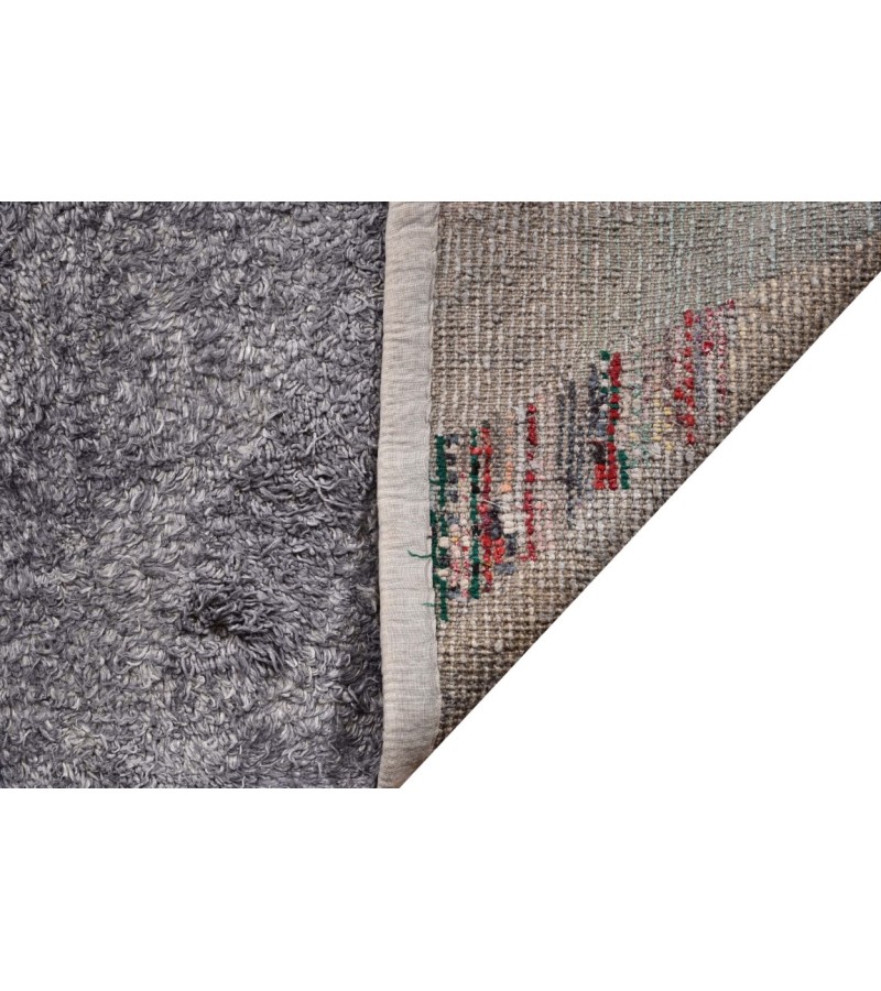 6X9 Feet . Modern Carpet, Turkish Shaggy Tulu rug ,handmade shaggy rug , Oversize Gray  Colors  , high Pile Designer rug