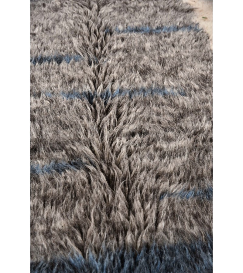 7X10 Feet . Modern Carpet, Turkish Shaggy Tulu rug ,handmade shaggy rug , Oversize Beige in Beige  details Colors high Pile Designer rug