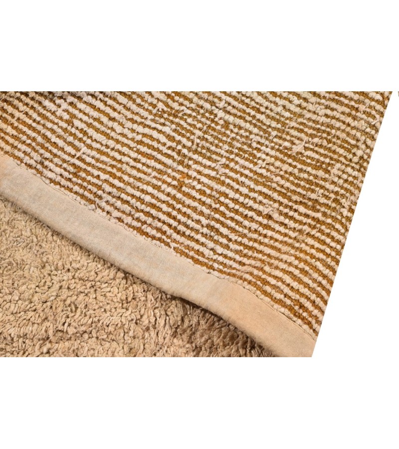 7X9 Feet . Modern Carpet, Turkish Shaggy Tulu rug ,handmade shaggy rug , Oversize Beige in Clear  details Colors high Pile Designer rug