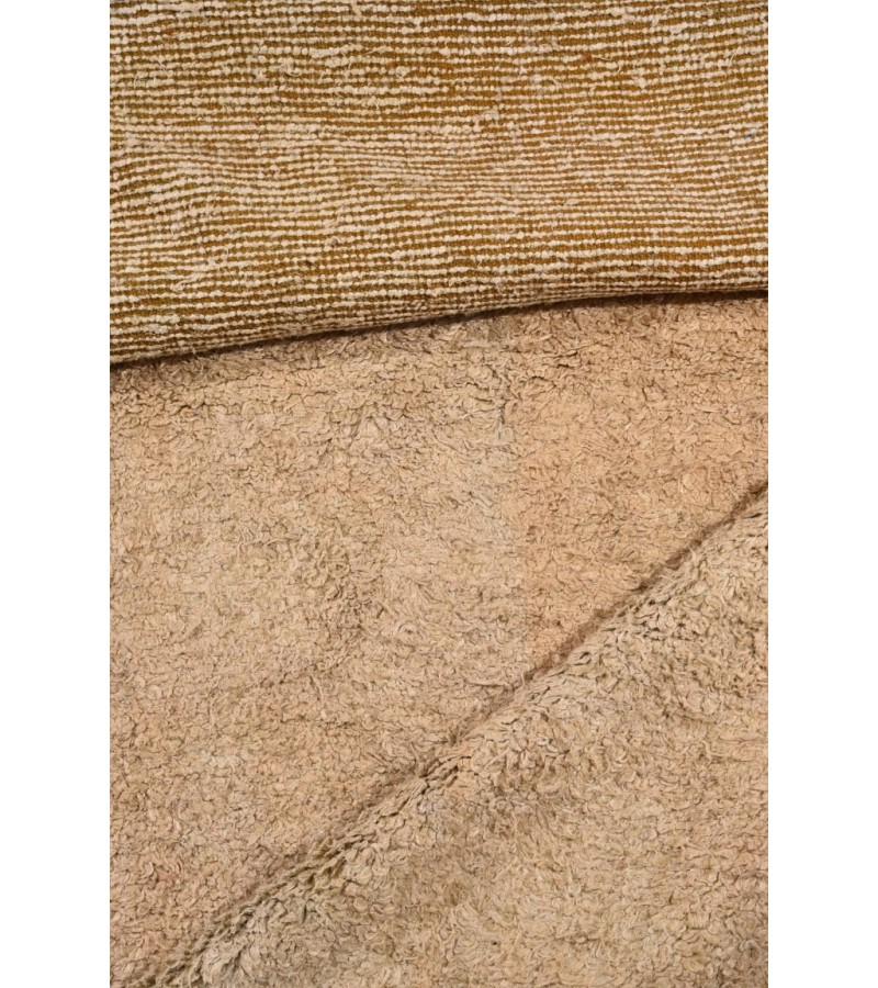 7X9 Feet . Modern Carpet, Turkish Shaggy Tulu rug ,handmade shaggy rug , Oversize Beige in Clear  details Colors high Pile Designer rug