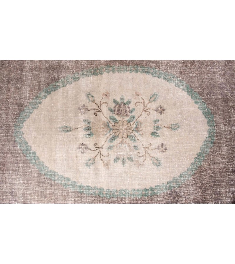 3X11 Feet . Turkish Anatolian Hand knotted Runner Rug , Faded Rug , Large Size Antiqe  PAttern Runner Rug , No Repeair Perfect Condtion , Runner Rug