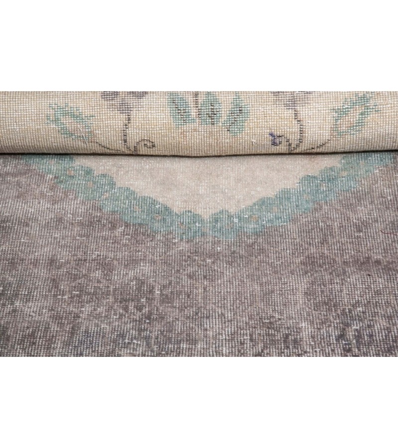 3X11 Feet . Turkish Anatolian Hand knotted Runner Rug , Faded Rug , Large Size Antiqe  PAttern Runner Rug , No Repeair Perfect Condtion , Runner Rug