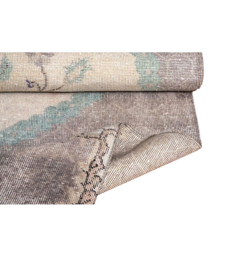 3X11 Feet . Turkish Anatolian Hand knotted Runner Rug , Faded Rug , Large Size Antiqe  PAttern Runner Rug , No Repeair Perfect Condtion , Runner Rug