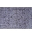 3X9 Feet . Gray Color Vintage Runner Rug , Turkish Anatolian Hand Knotted Rug , No Repair Perfect Condition , Runner Rug