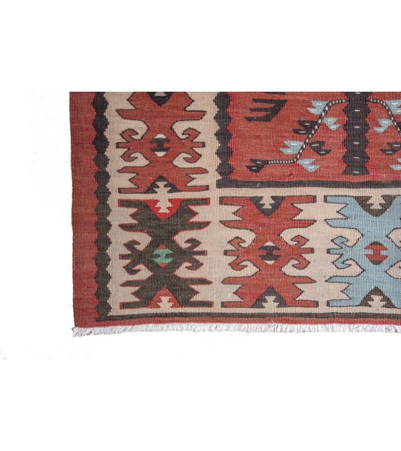 3 X 9 Feet . Turkish Hand Knotted Wool Runner Rug , Anatolian  Hand PAttern Antique Rug , No Repeair PErfect Condition , Anatolian Rug