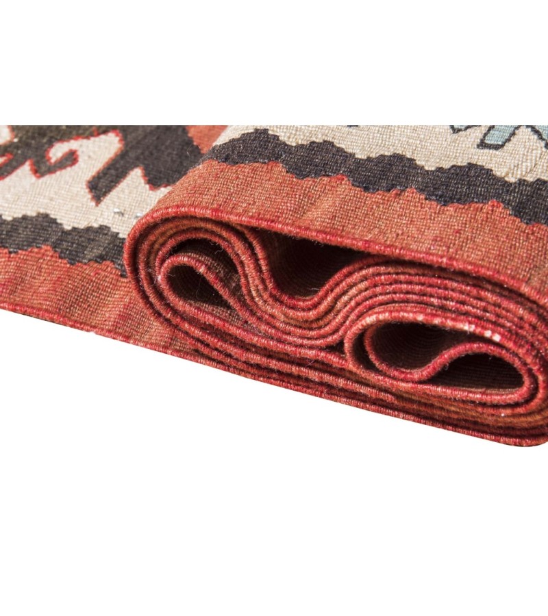 3 X 9 Feet . Turkish Hand Knotted Wool Runner Rug , Anatolian  Hand PAttern Antique Rug , No Repeair PErfect Condition , Anatolian Rug