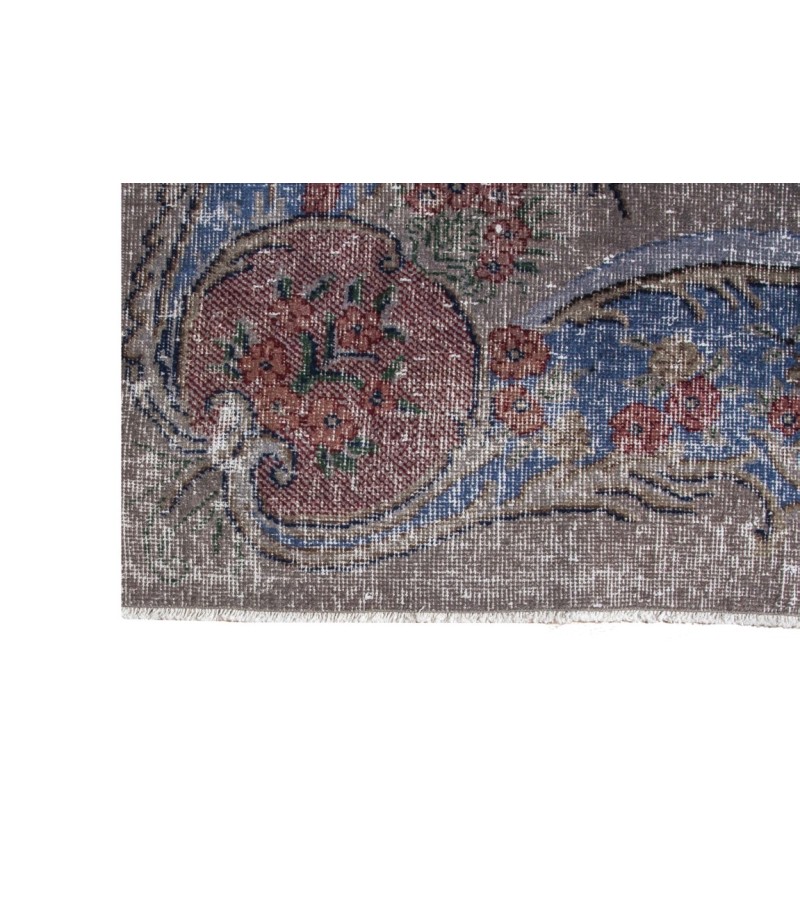 7X10 Feet. Turkish Antique Vintage Rug , Persian PAttern Rug , Hand Knotted Area Rug , Overdyed Muted Rug , No Repeair Perfect Condition Rug
