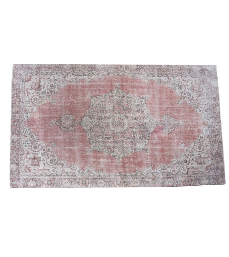 7X10 Feet . Perfect Madallion PAttern Rug , Hand Knotted Rug , Anatolian Rug , No Repair PErfect Condition , Sugar Color Rug , Antique Rug