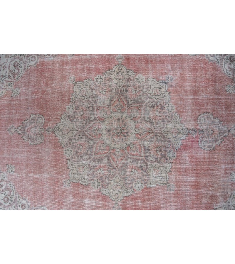 7X10 Feet . Perfect Madallion PAttern Rug , Hand Knotted Rug , Anatolian Rug , No Repair PErfect Condition , Sugar Color Rug , Antique Rug