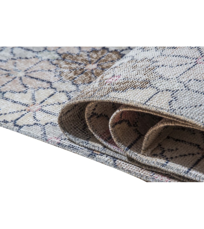 5X9 Feet . All over Flower Pattern , Rainbow Colors Rug , Turkish Hand Knotted Antique  Rug , No Repeair PErfect Condition , Anatolian Rug