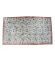 6 X 10 Feet .  Turkish Hand Knotted Antique Rug , Pastel Color Rug , No Repeair Perfect Condition Rug ,  Mid-Country  Oushak Overdyed Rug
