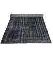 6x9 Black Color Rug , Hand KNotted Turkish Rug , Living Room Antique Rug , Anatolian Rug , No Repeair Perfect Condition