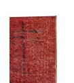 5X8 Feet . Turkish Hand Knotted Area Rug , Overdye Luxury Rug , Red Color Rug , No Repair Perfect Condition Rug