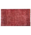 5X8 Feet . Turkish Hand Knotted Area Rug , Overdye Luxury Rug , Red Color Rug , No Repair Perfect Condition Rug