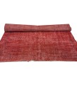 5X8 Feet . Turkish Hand Knotted Area Rug , Overdye Luxury Rug , Red Color Rug , No Repair Perfect Condition Rug