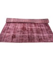 7X10 Feet . No Pattern Burgundy Color Rug , No Model  Rug , Turkish Hand KNotted Overdye Rug , PErfect Condition Rug