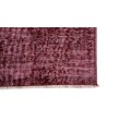 7X10 Feet . No Pattern Burgundy Color Rug , No Model  Rug , Turkish Hand KNotted Overdye Rug , PErfect Condition Rug