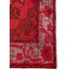 6X8 Feet .  Red Color Carving Pattern Rug , Turkish hand KNotted Rug , Muted Color Vintage Rug , PErfect Condition