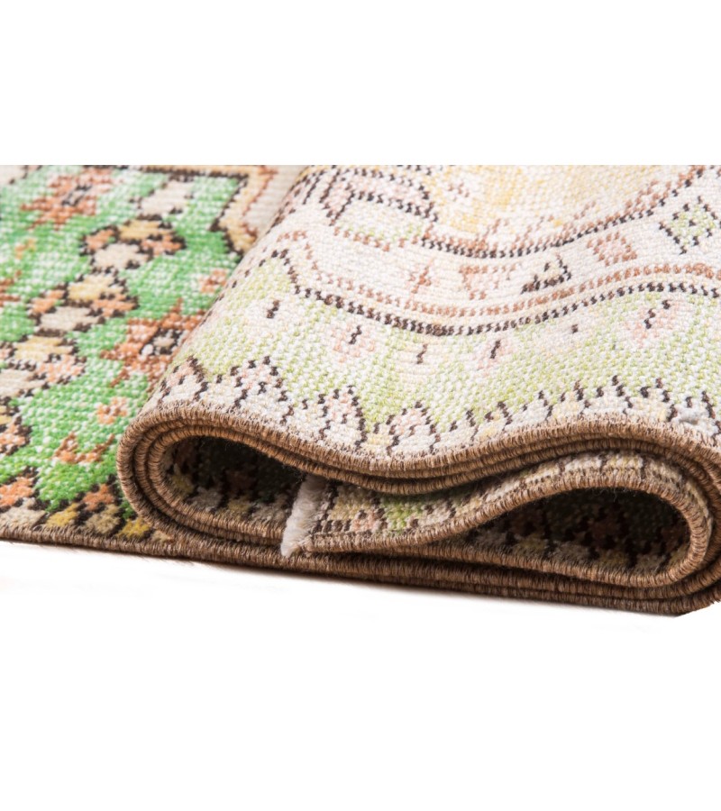 5X7 Feet  Perfect Multi Color Rug , Turkish Hand Knotted Kitchen Rug , Turkish Vintage Rug  , No Repeair PErfect Condtion