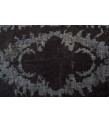 5X9 Feet . Black Color Carving  Pattern Rug ,  Very Custom Made Rug , No Repeair PErfect Condtion 
