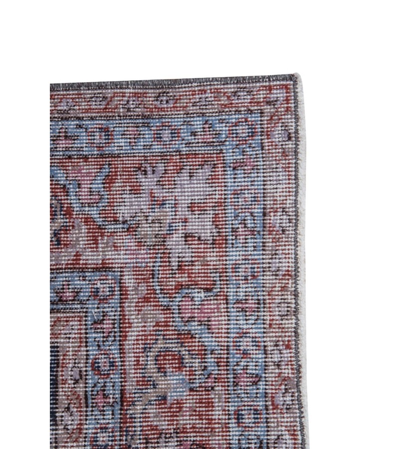 5X8 Feet . Gray Color Vintage Rug , Muted Color Rug ,  Turkish Area Rug , Hand KNotted Overdyed Carpet , No Repeair Perfect Condition 