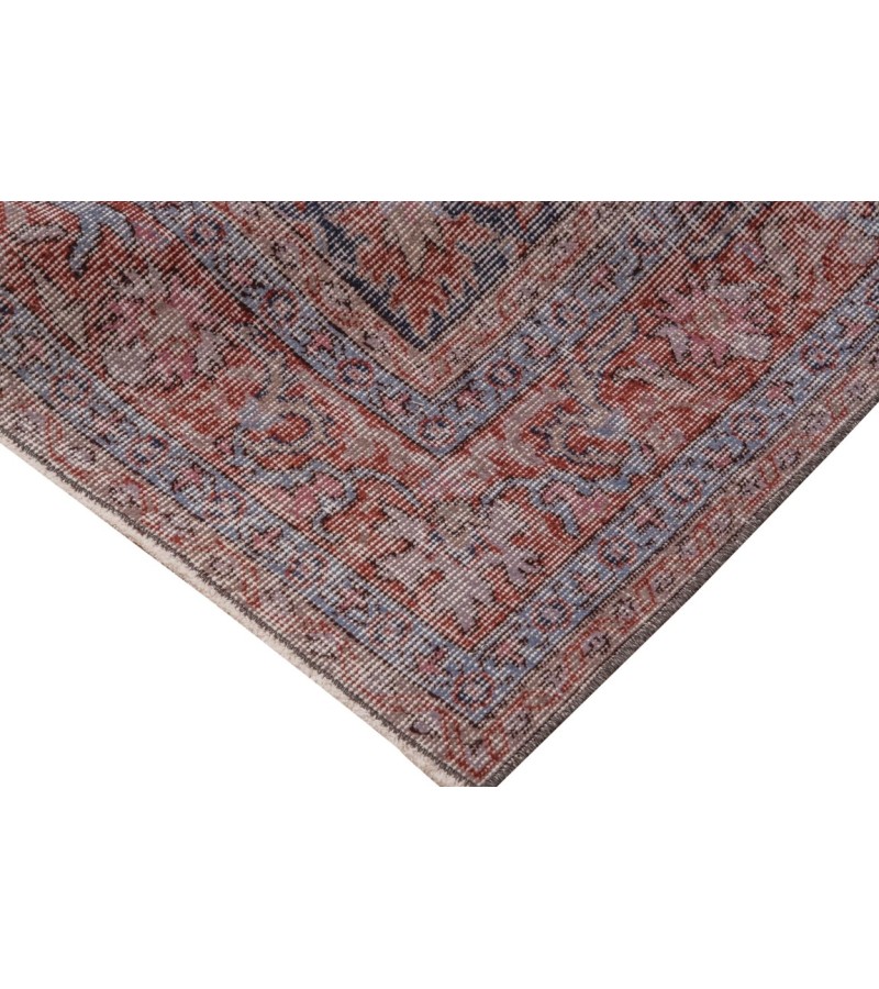 5X8 Feet . Gray Color Vintage Rug , Muted Color Rug ,  Turkish Area Rug , Hand KNotted Overdyed Carpet , No Repeair Perfect Condition
