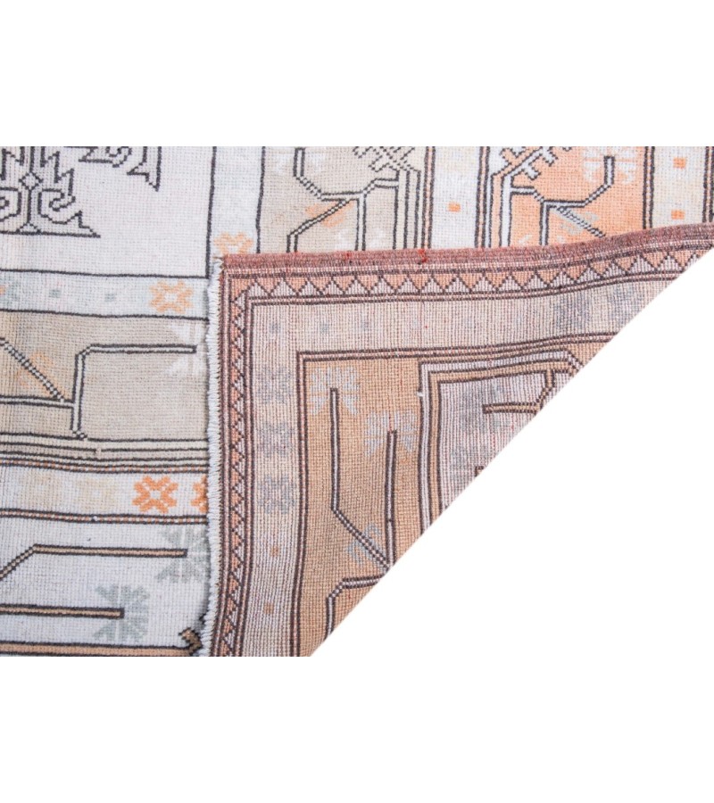 5X8 Feet . Turkish Hand Knotted , Mid Country Rug , Anatolian Antique Rug , No Repeair Perfect Condition