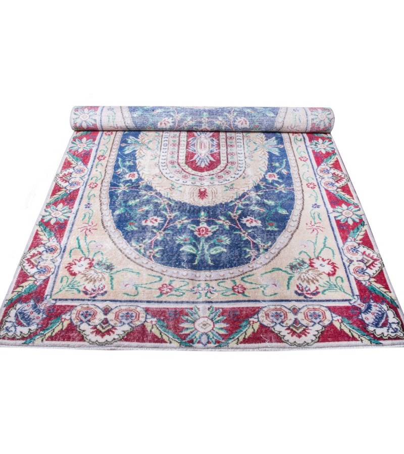 5X9 Feet . Multi  colors Antique Rug , Turkish Hand Knotted Rug , Anatolian Madallion Pattern Rug , No Repeair Perfect Condition  Rug