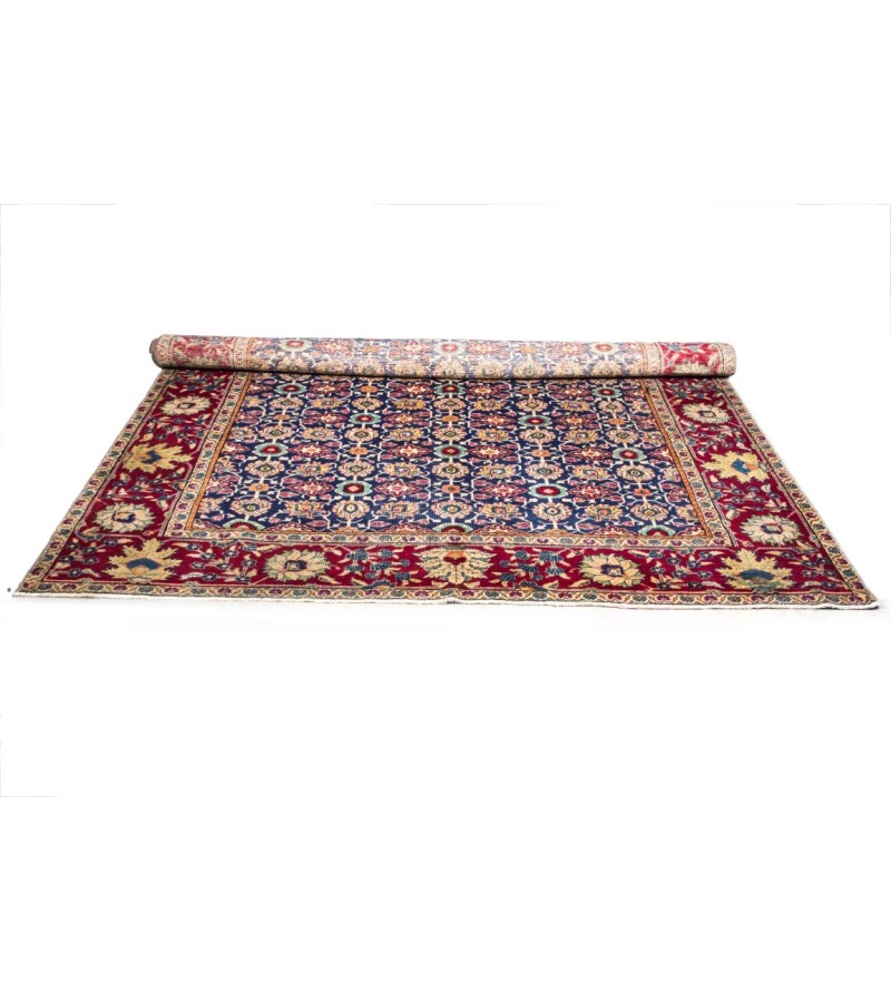 6x10 Feet.  Multi Color Hand KNotted Rug , Turkish  Antique Area Rug , Faded Living Room Rug , No Repeair Perfect Condition