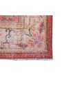 6X9 Feet . Flowers Madallion Pattern Rug , Pink Color Antique Rug , Hand Knotted Living Room Rug , Turkish Area Rug , No Repeair Perfect Condition