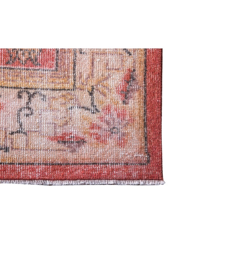 6X9 Feet . Flowers Madallion Pattern Rug , Pink Color Antique Rug , Hand Knotted Living Room Rug , Turkish Area Rug , No Repeair Perfect Condition