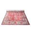 6X9 Feet . Flowers Madallion Pattern Rug , Pink Color Antique Rug , Hand Knotted Living Room Rug , Turkish Area Rug , No Repeair Perfect Condition 