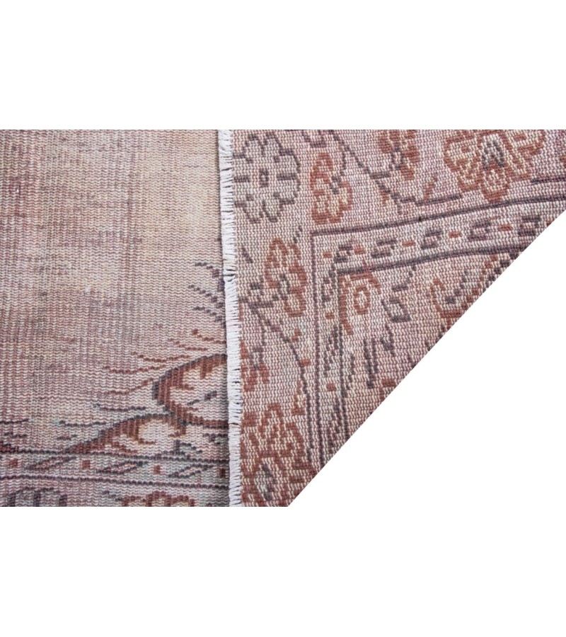 5X9 Feet . Beige Color Brown PAttern Rug , Turkish Hand KNotted Rug , Anatolian Muted Rug , No Repeair Perfect Condition Rug