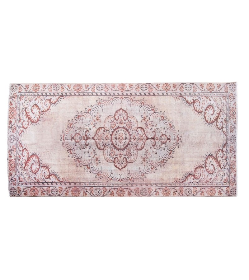 5X9 Feet . Beige Color Brown PAttern Rug , Turkish Hand KNotted Rug , Anatolian Muted Rug , No Repeair Perfect Condition Rug