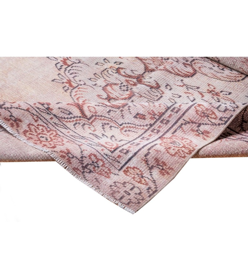 5X9 Feet . Beige Color Brown PAttern Rug , Turkish Hand KNotted Rug , Anatolian Muted Rug , No Repeair Perfect Condition Rug