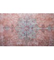 7X10 Feet . Turkish Hand  Knotted Rug , Madallion Pattern Rug , Antique Muted Color Rug , No Repeair PErfect Condition