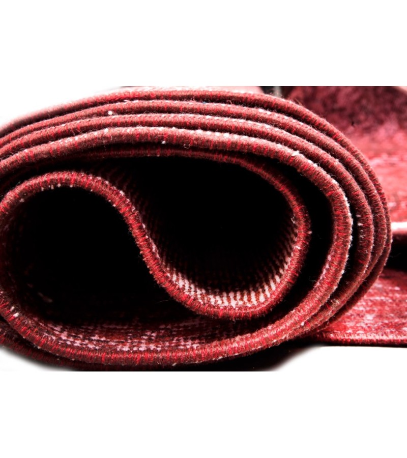 7X10 Feet . Red Color Antique Rug , Turkish Hand KNotted Rug , Plain Looking Rug , No Repeair Perfect Condition