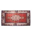 6X10 Feet . Turkish Hand KNotted  Area Rug , Hand Made Rug , Overdyed Pastel Color Rug , No Repeair Perfect Condition Rug 