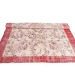 6X9 Feet . All over Flowers Pattern , Multi Colors Rug , Turkish Hand Knotted Living Room Rug , No Repeair PErfect Condition