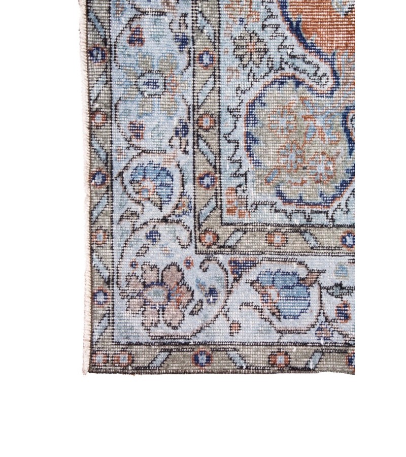 6x9 Two Color Rug , Hand KNotted Turkish Rug , Living Room Antique Rug , Anatolian Rug , No Repeair Perfect Condition